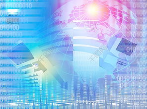 電腦地球網絡科技廣告設計矢量圖免費下載，編號15675668，千圖網代理服務