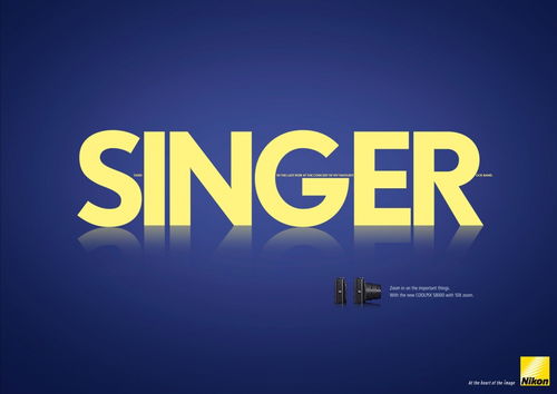 光影之間，定格永恒——尼康數碼相機平面廣告設計